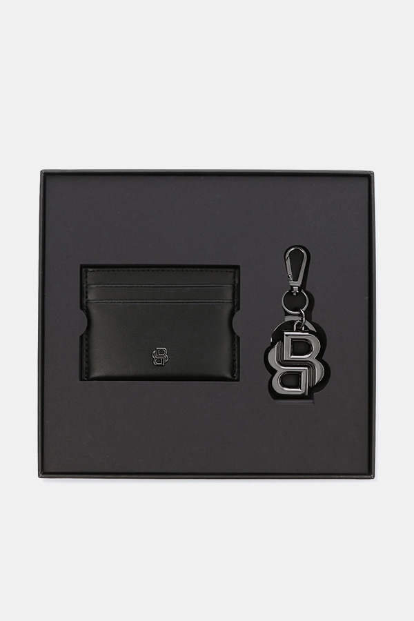 ΣΕΤ ΘΗΚΗ ΚΑΡΤΩΝ ΚΑΙ ΜΠΡΕΛΟΚ BOSS - 001 ΜΑΥΡΟ